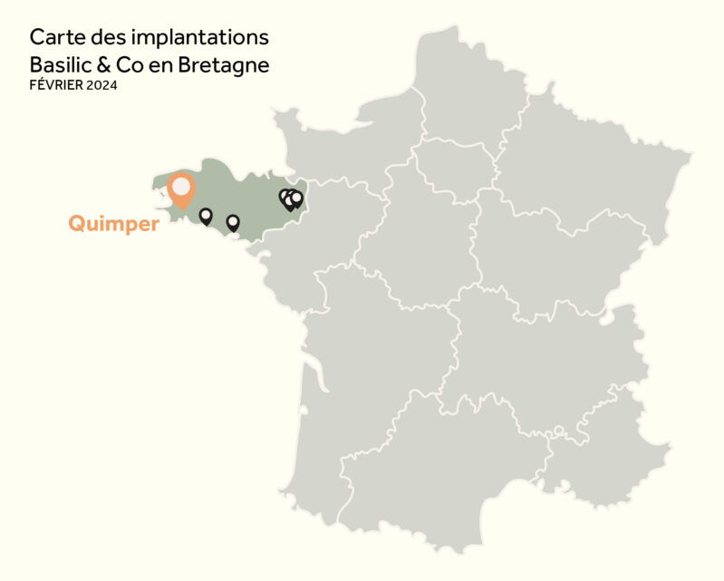 Implantations Basilic & Co Bretagne 